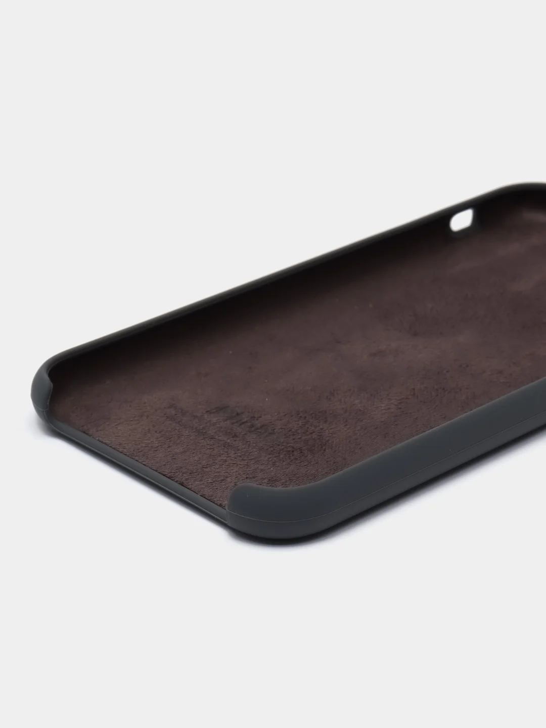 Угольный чехол Silicone Case для iPhone 11