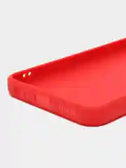 Красный чехол для Infinix Smart 6 (Инфиникс Смарт 6), силиконовый
