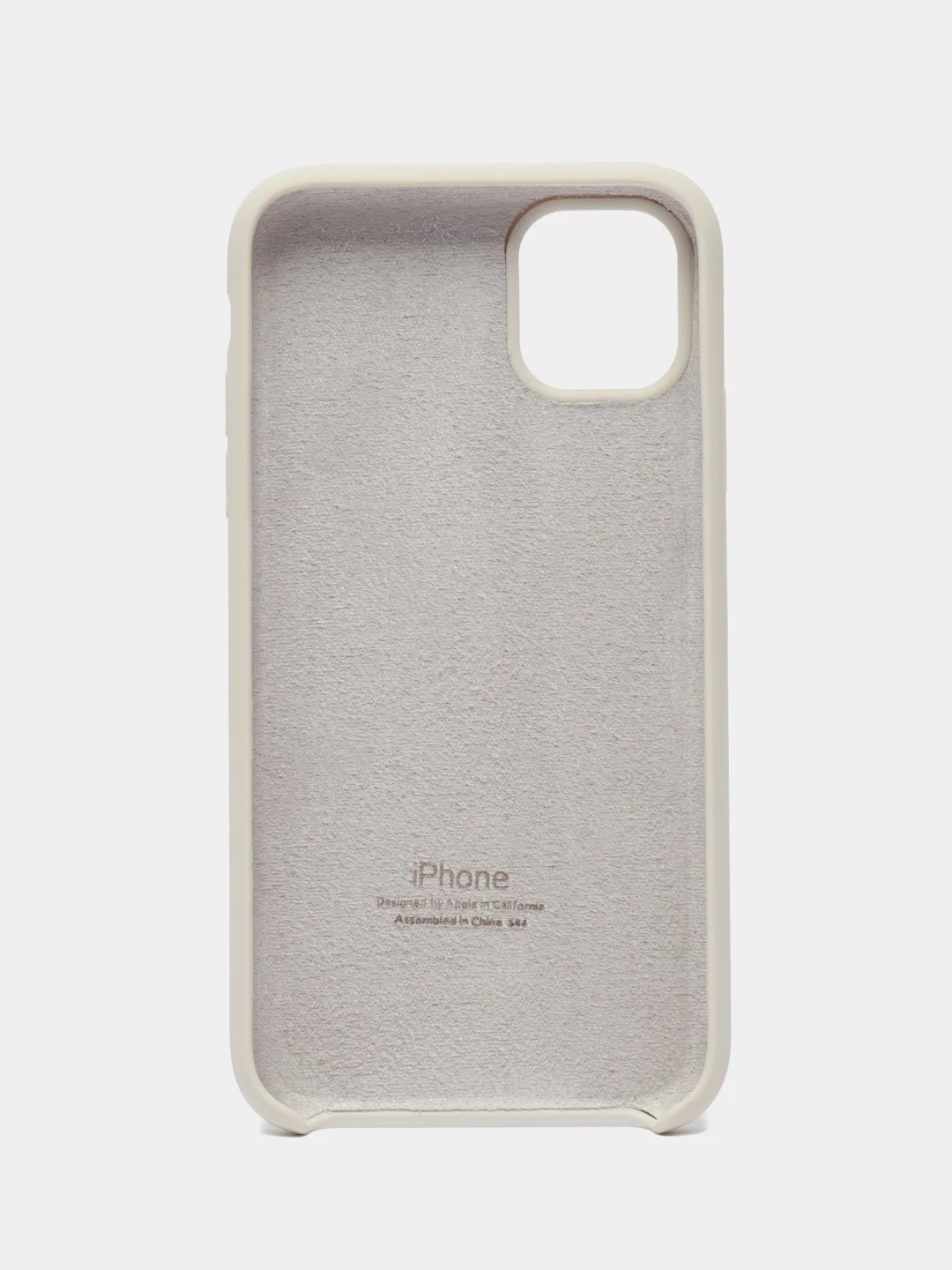 Бежевый чехол Silicone Case для iPhone 11