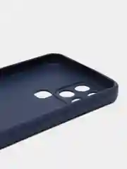 Темно-синий чехол для Infinix Smart 6 (Инфиникс Смарт 6), силиконовый