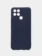 Темно-синий чехол для Infinix Smart 6 (Инфиникс Смарт 6), силиконовый