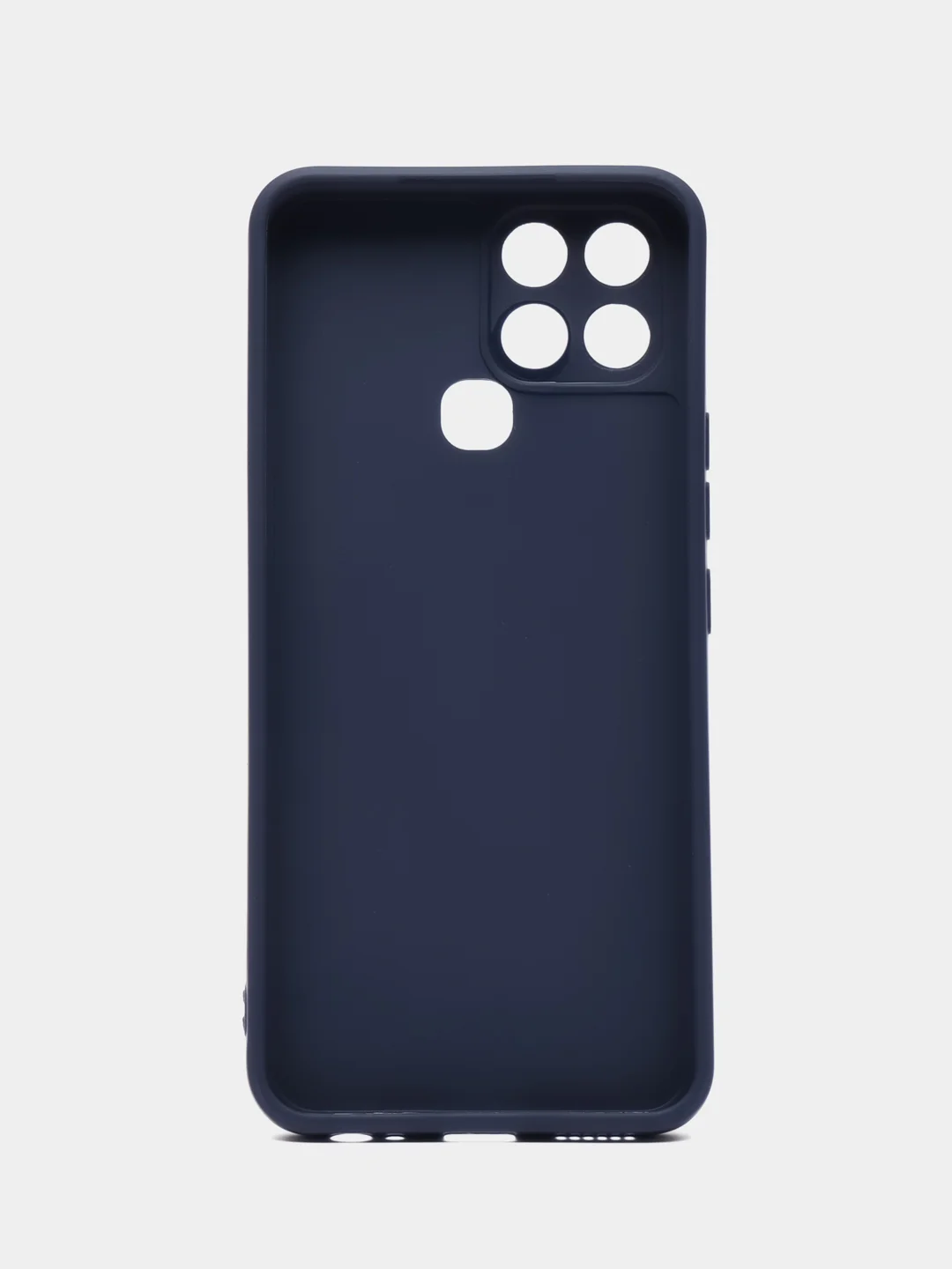 Темно-синий чехол для Infinix Smart 6 (Инфиникс Смарт 6), силиконовый