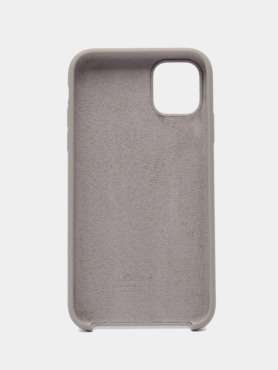 Бежевый меланж чехол Silicone Case для iPhone 11