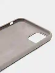 Бежевый меланж чехол Silicone Case для iPhone 11