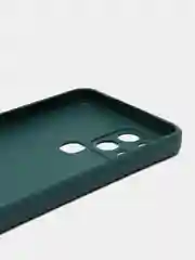 Тёмно-зелёный чехол для Infinix Smart 6 (Инфиникс Смарт 6), силиконовый