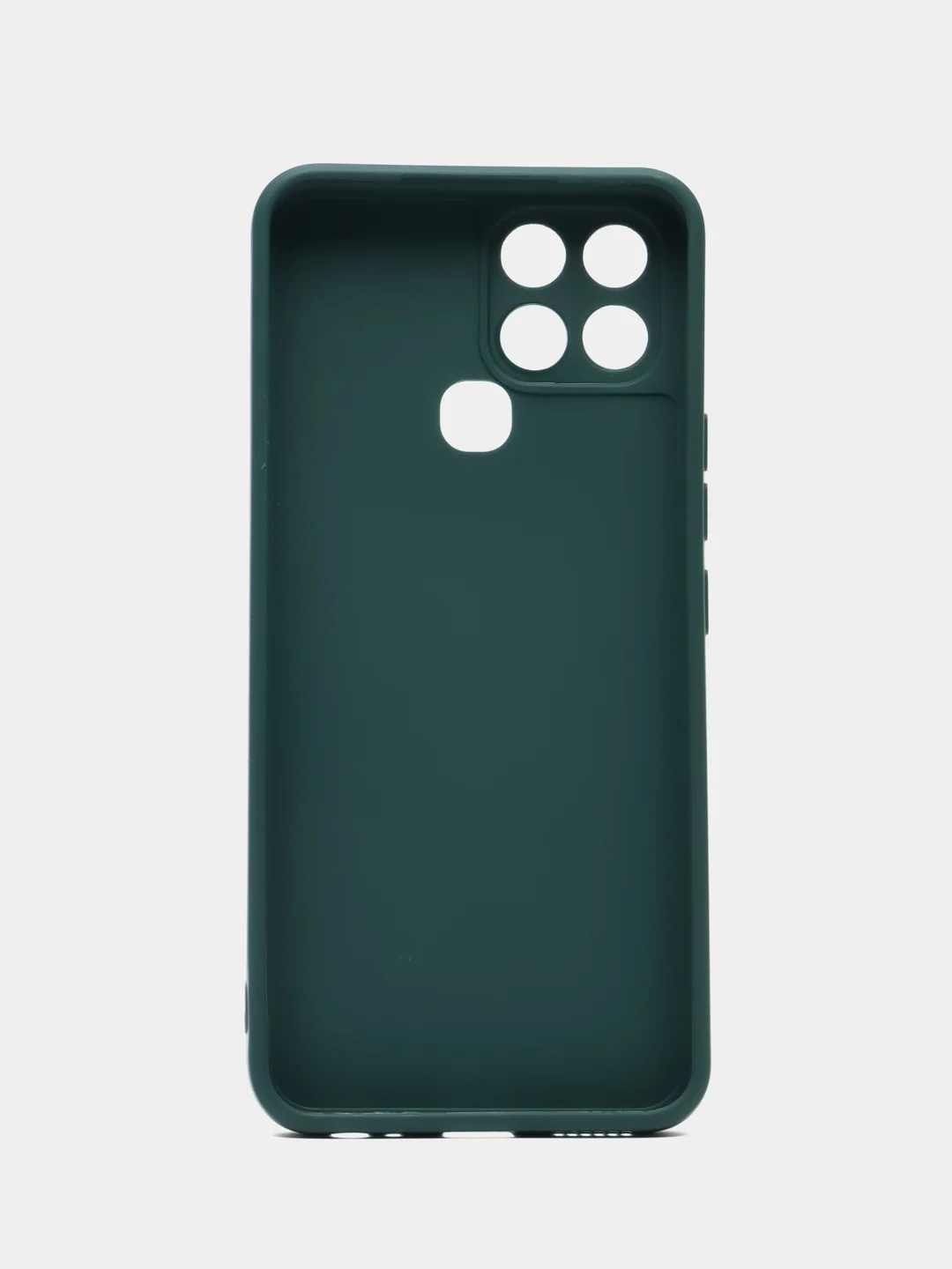 Тёмно-зелёный чехол для Infinix Smart 6 (Инфиникс Смарт 6), силиконовый