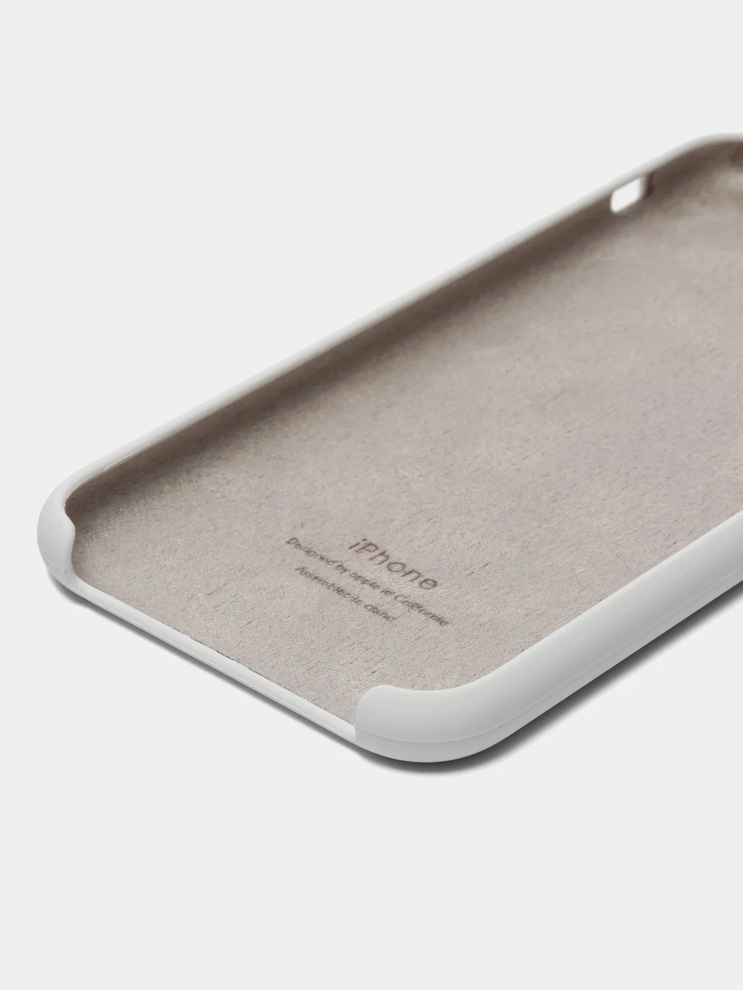 Белый чехол Silicone Case для iPhone 11
