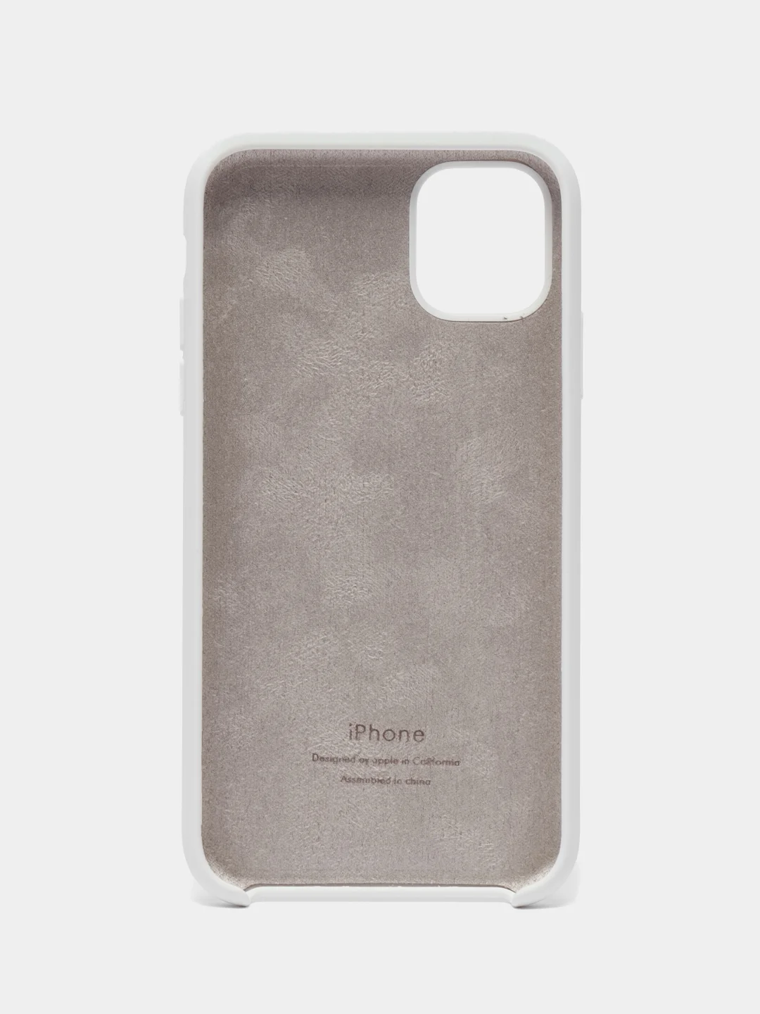 Белый чехол Silicone Case для iPhone 11