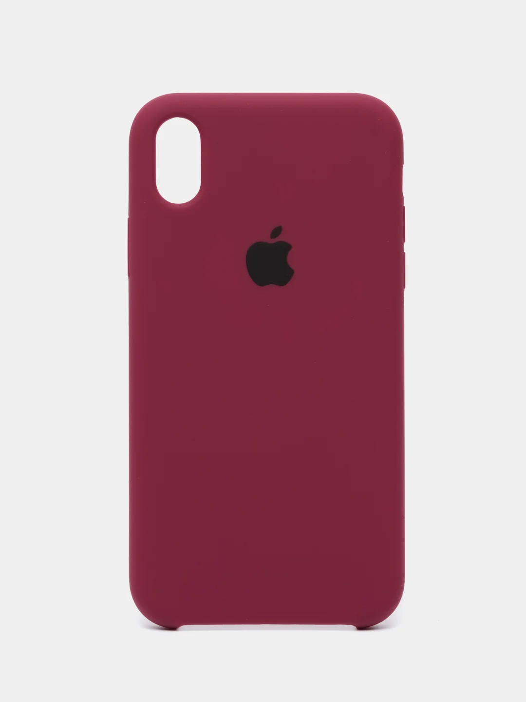 Багровый чехол Silicone Case для iPhone XR