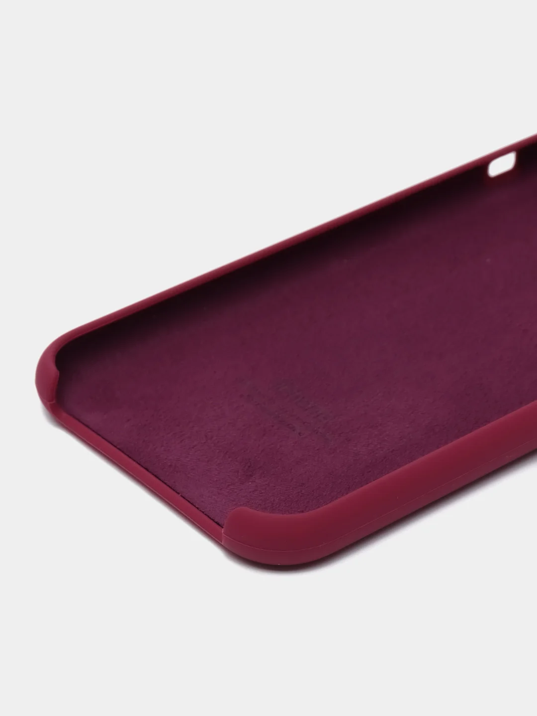 Багровый чехол Silicone Case для iPhone XR