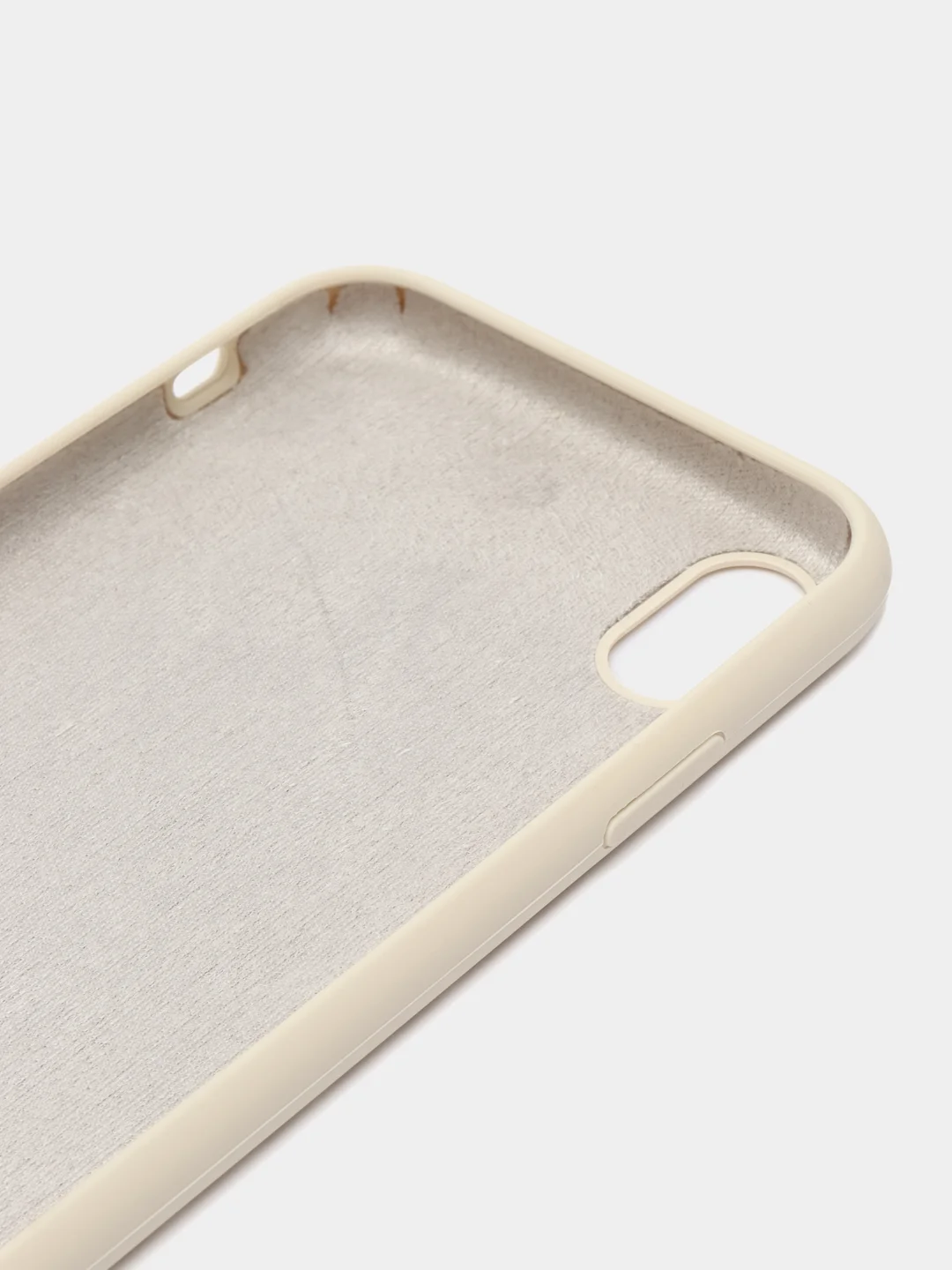 Бежевый чехол Silicone Case для iPhone XR