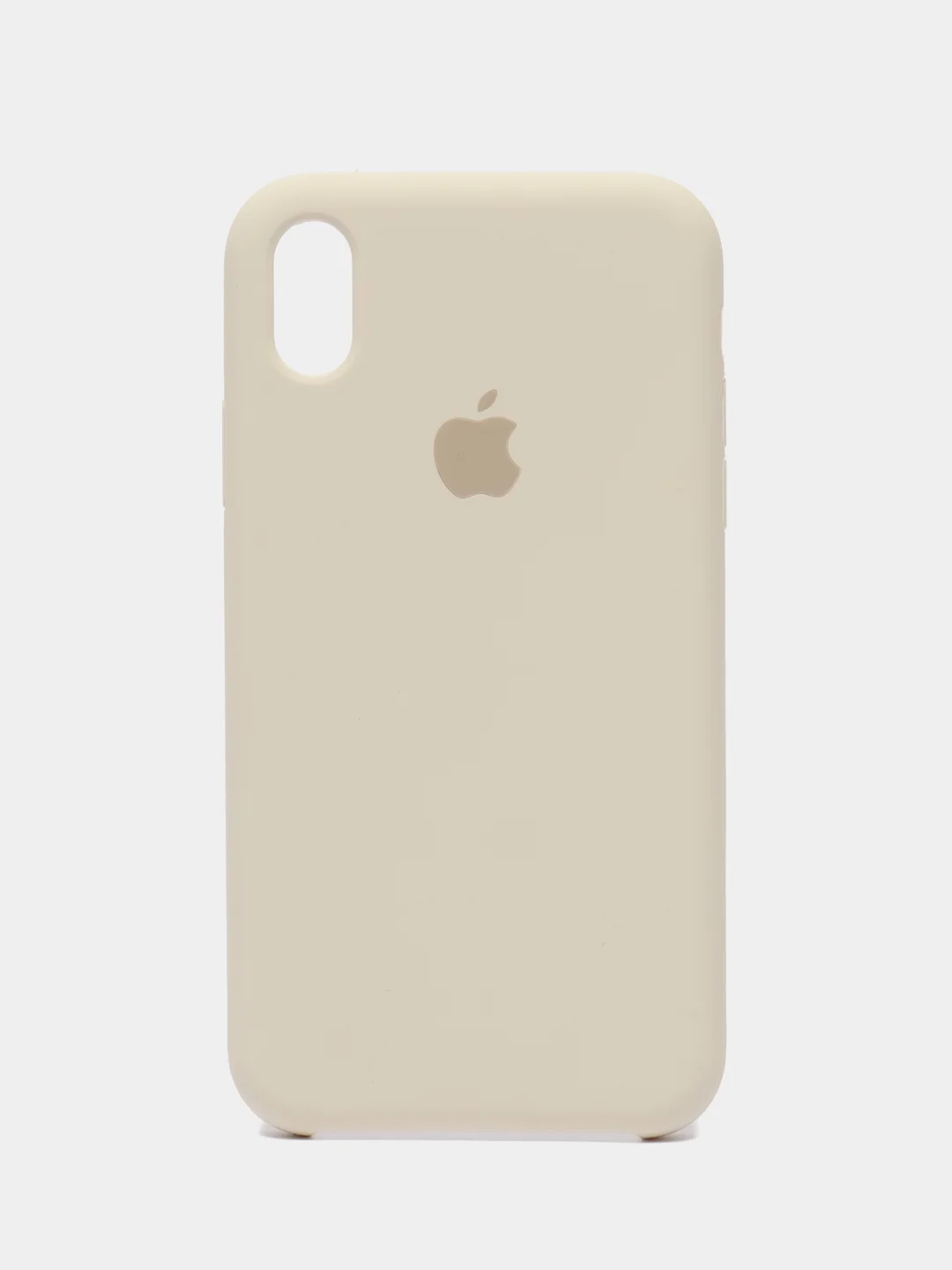 Бежевый чехол Silicone Case для iPhone XR