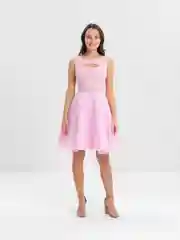 Розовый женское платье, вечернее