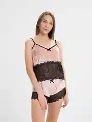 Пижама женская с шортами и майкой топ
