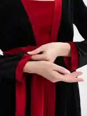 Алый пижама велюровая, 4 предмета