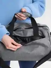 Серый дорожная сумка SKN