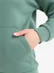 Зеленый костюм спортивный женский, оверсайз