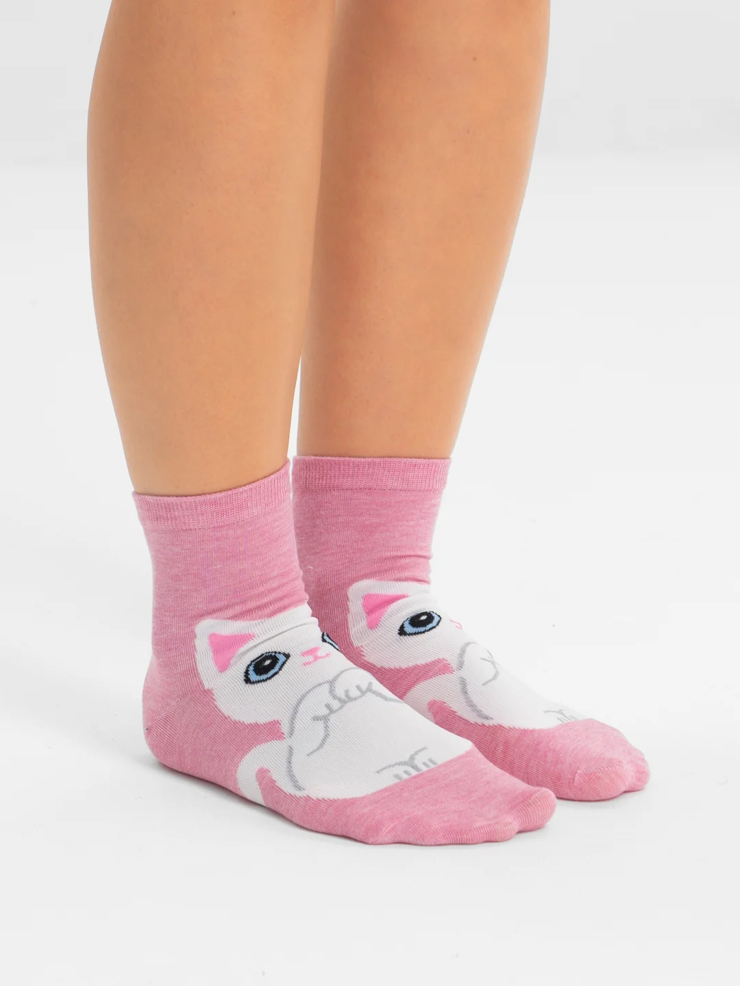 Конфетный носки с кошками, женские, 34-39