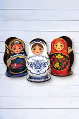 Подставка деревянная для зубочисток "Матрешка"
