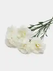 Белый искусственные цветы "Гвоздики"