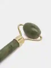 Нефритовый массажер для лица, со скребком гуаша, роликовый