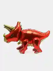 Красный шар фольгированный "Динозавр", ходячая фигура, 85 см
