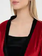 Алый пижама велюровая, 4 предмета