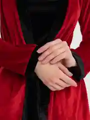 Алый пижама велюровая, 4 предмета