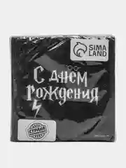 Алый салфетки "Гарри Поттер" с днём рождения