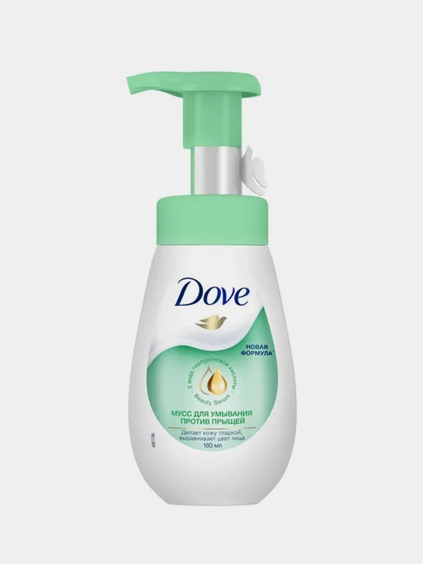Dove Мусс для умывания против прыщей, 160 мл