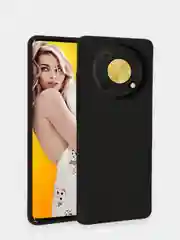 Черный чехол для Huawei Nova Y90 (Хуавей Нова У90), черный, силиконовый