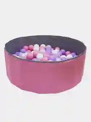 Розовый сухой бассейн, складной, 85 х 30 см без шариков