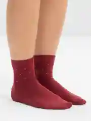 Красный носки женские однотонные