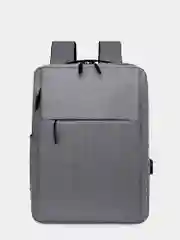 Серый рюкзак с USB портом, унисекс, мужской, женский, спортивный, городской