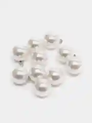 Серебряный подвеска из искусственного жемчуга, 10 штук