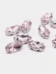 Конфетный стразы лодочка в оправе 4 х 8, 5 х 10, 6 х 12, 7 х 15, 13 х 27 мм, 10 шт