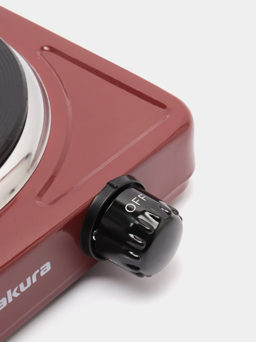 Коричневый плитка электрическая Sakura ПЭ-01BR, 1000 Вт