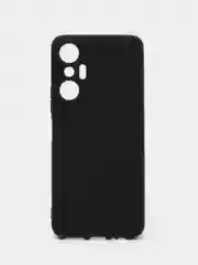 Черный противоударный чехол BROSCORP для Infinix Hot 20S силиконовый с усиленными углами