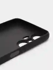 Черный противоударный чехол BROSCORP для Infinix Hot 20S силиконовый с усиленными углами