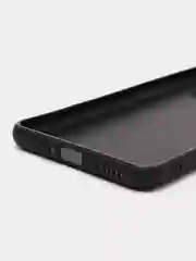 Черный чехол BROSCORP для Honor X9 матовый, силиконовый, тонкий, бортик вокруг камер