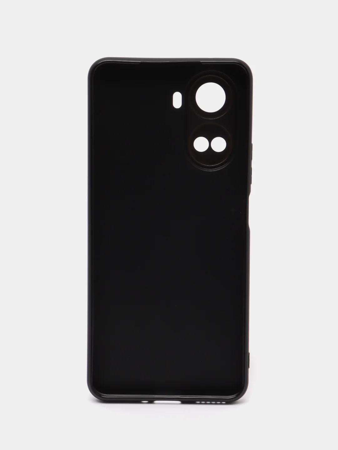 Черный чехол Broscorp для Huawei Nova 10 SE, матовый, силиконовый, бортик вокруг камер