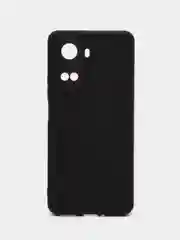 Черный чехол Broscorp для Huawei Nova 10 SE, матовый, силиконовый, бортик вокруг камер