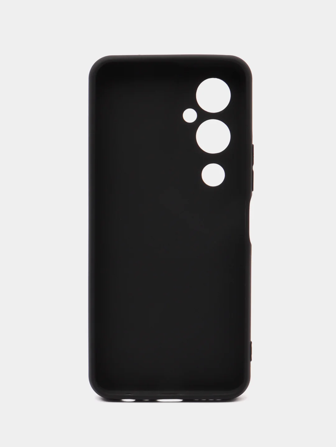 Черный чехол для Tecno Pova 4 Pro матовый BROSCORP силиконовый, тонкий, бортик вокруг камер