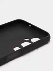 Черный чехол для Tecno Pova 4 Pro матовый BROSCORP силиконовый, тонкий, бортик вокруг камер