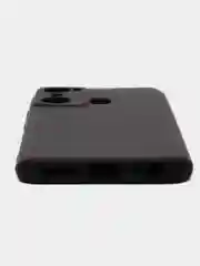 Черный чехол BROSCORP для Infinix Hot 20i, матовый, силиконовый, тонкий, бортик вокруг камер