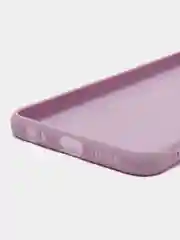 Фиолетовый чехол для Infinix Hot 20 матовый BROSCORP силиконовый тонкий с защитой камер