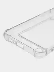 Прозрачный противоударный чехол BROSCORP для Realme C31, силиконовый, с карманом для карт