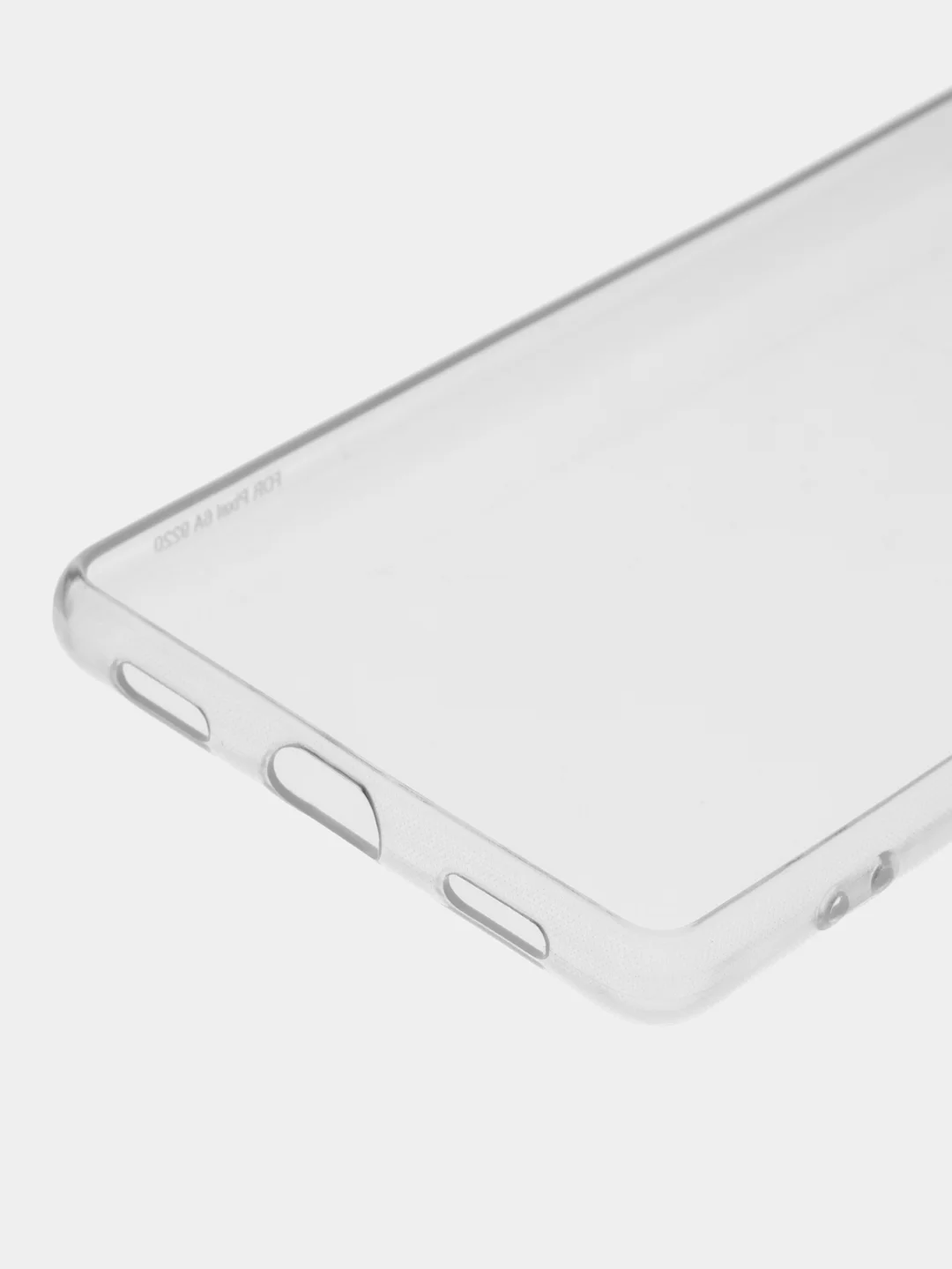 Прозрачный силиконовый чехол BROSCORP для Google Pixel 6A, с защитой камер и от прилипания