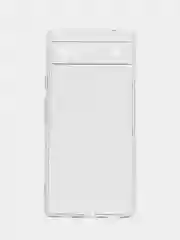 Прозрачный силиконовый чехол BROSCORP для Google Pixel 6A, с защитой камер и от прилипания