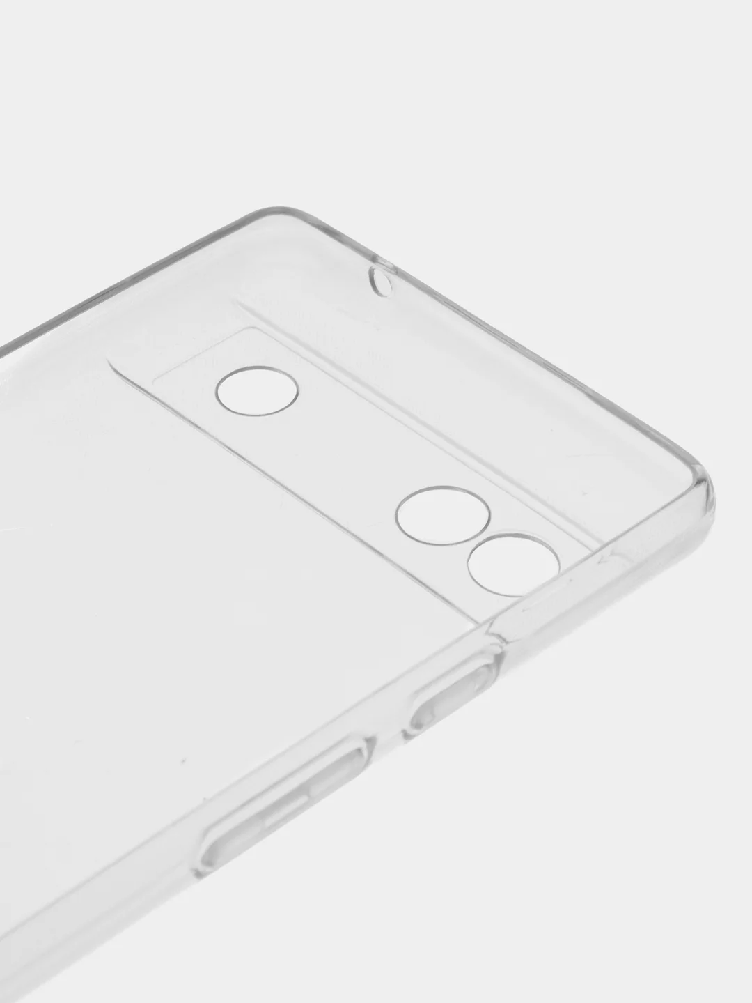 Прозрачный силиконовый чехол BROSCORP для Google Pixel 6A, с защитой камер и от прилипания